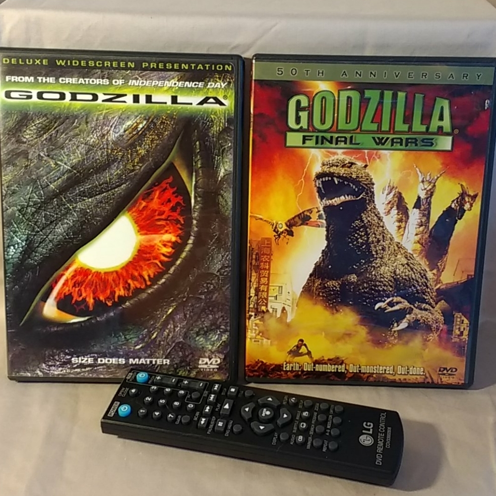 2 Godzilla Movies - DVD 📀
